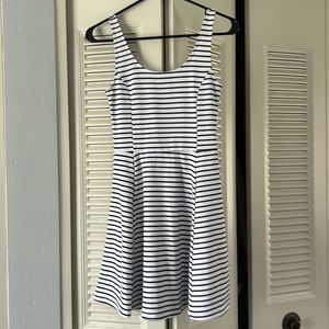 Striped skater dress